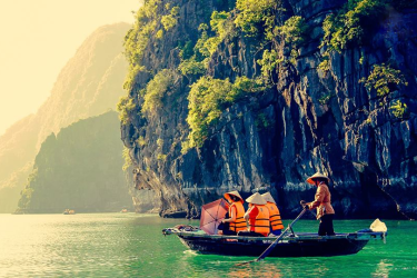 Bamboo-boat