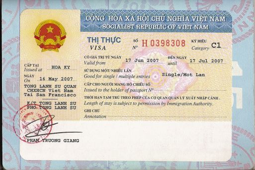 Visa to Vietnam