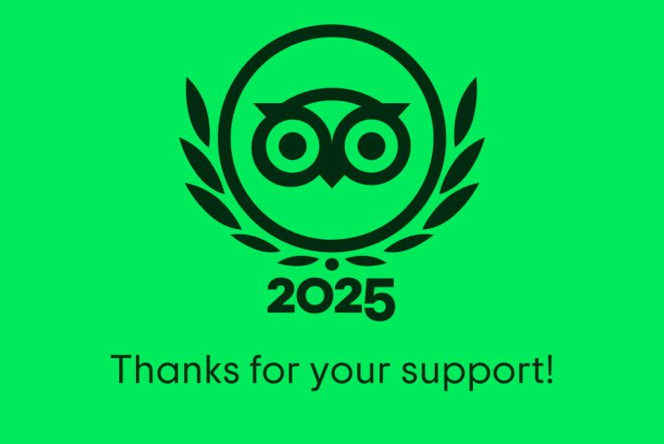 You're a 2025 Travelers' Choice Awards winner