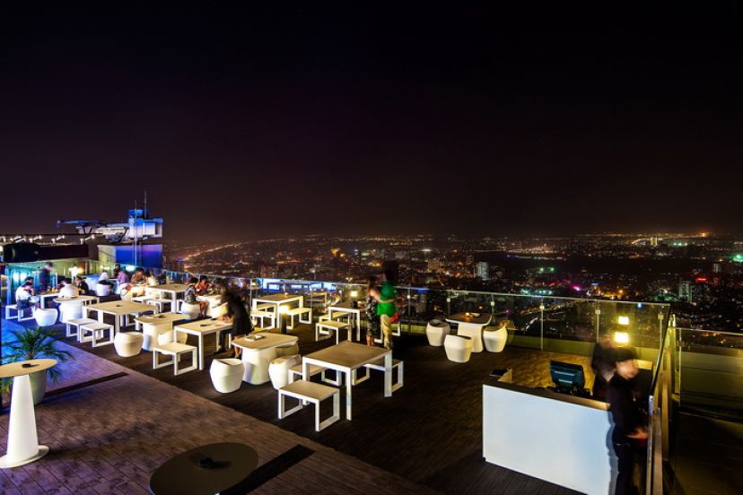 Rooftop bar in Hanoi, Lotte hotel Rooftop bar in Hanoi, Lotte hotel