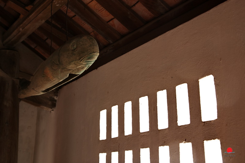 Wooden bell in Bo Da pagoda