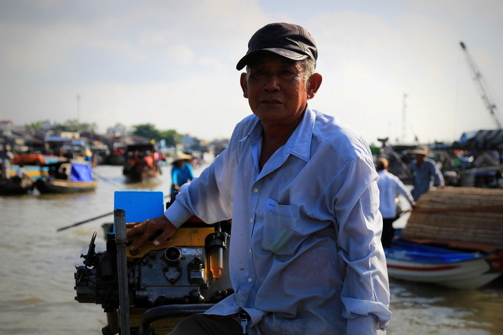Mekong Delta, Vietnam, Floating market, authentic travel