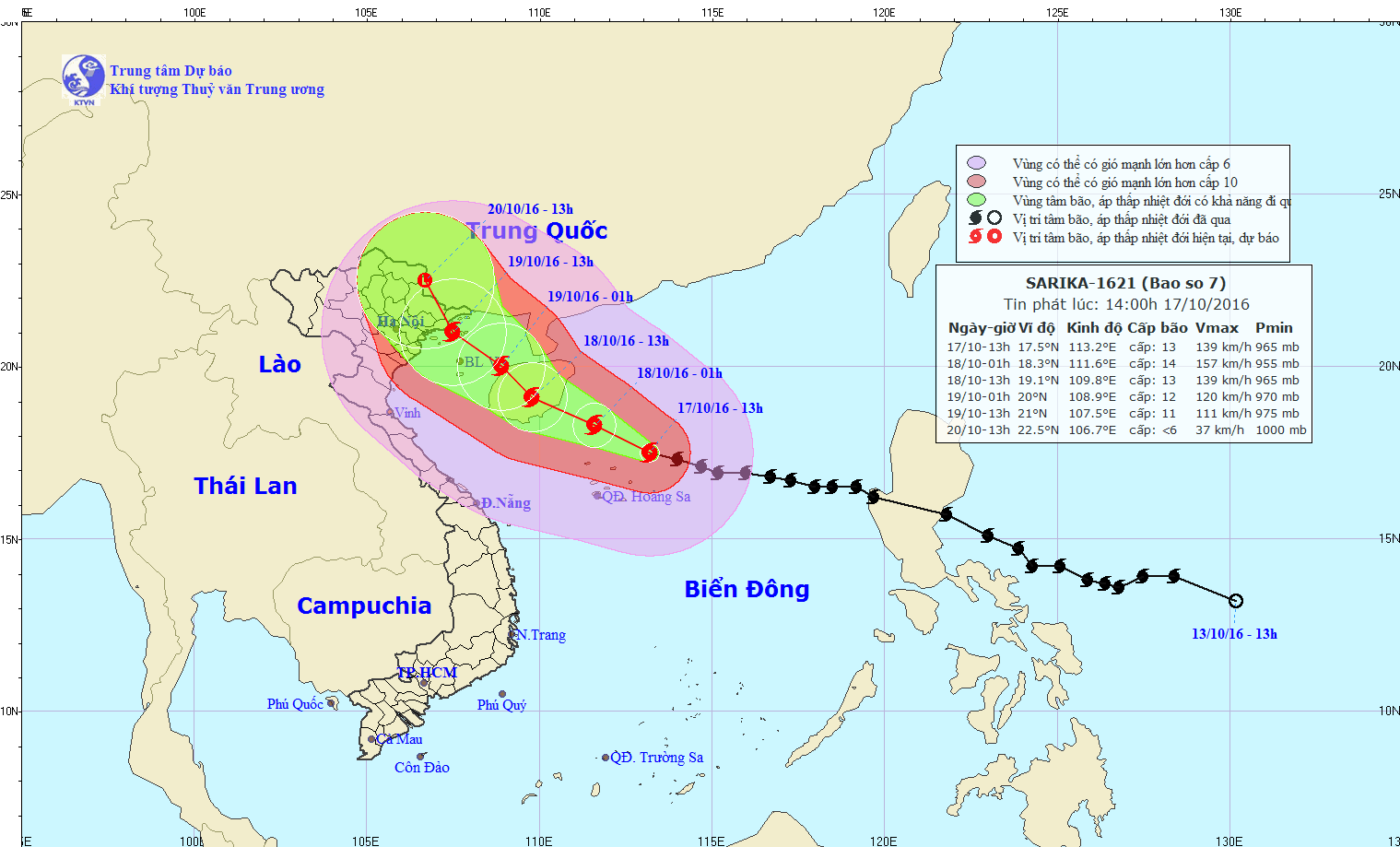 Sarika typhoon 